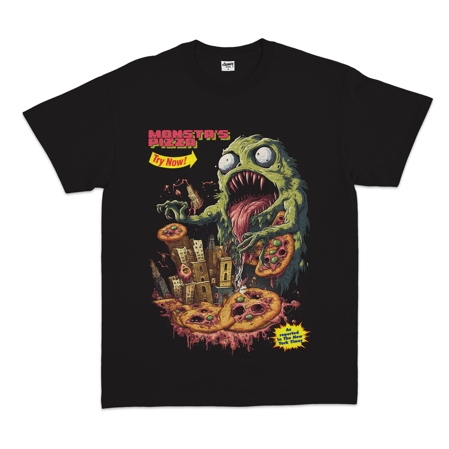 Monster Pizza Tee
