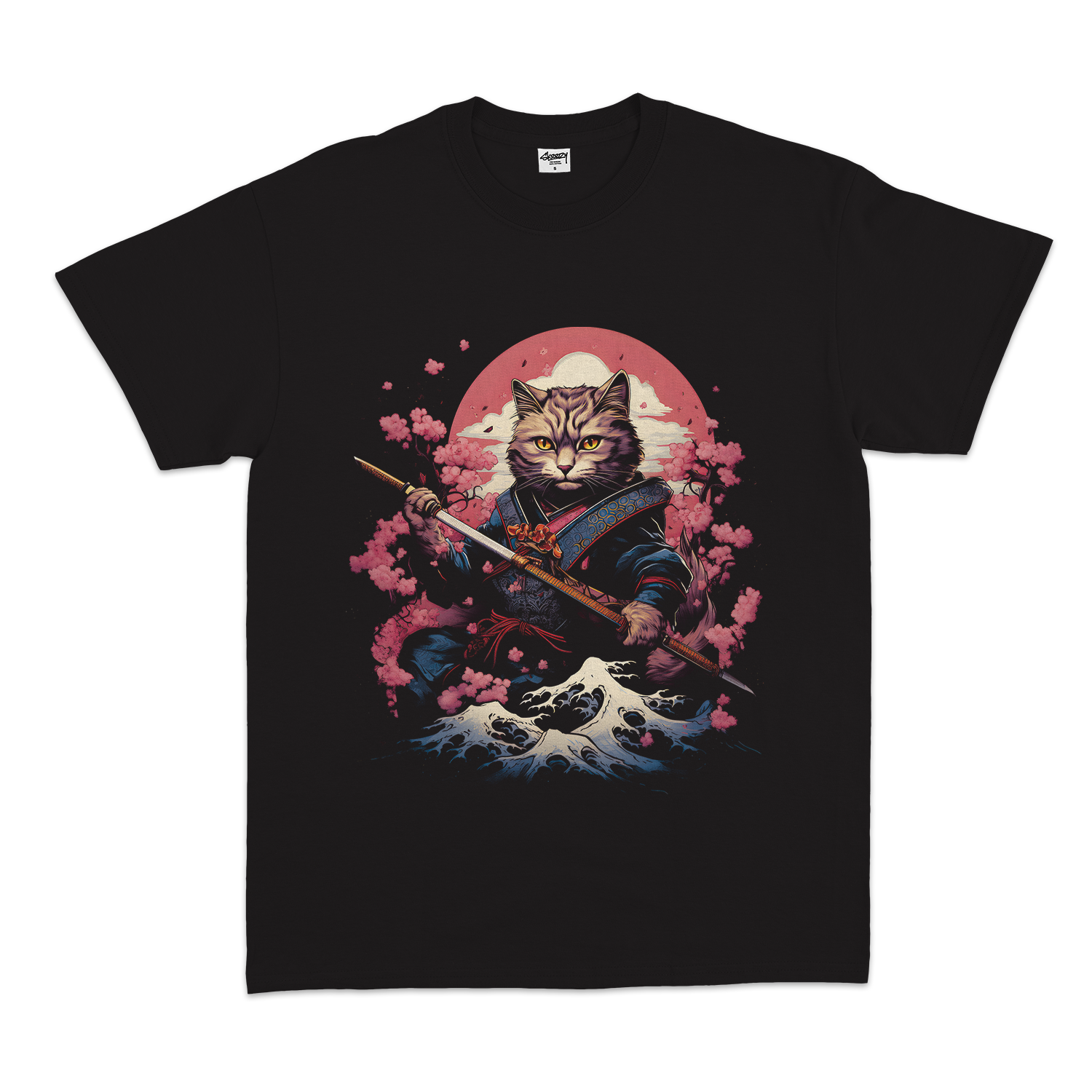 Cat Samurai Tee
