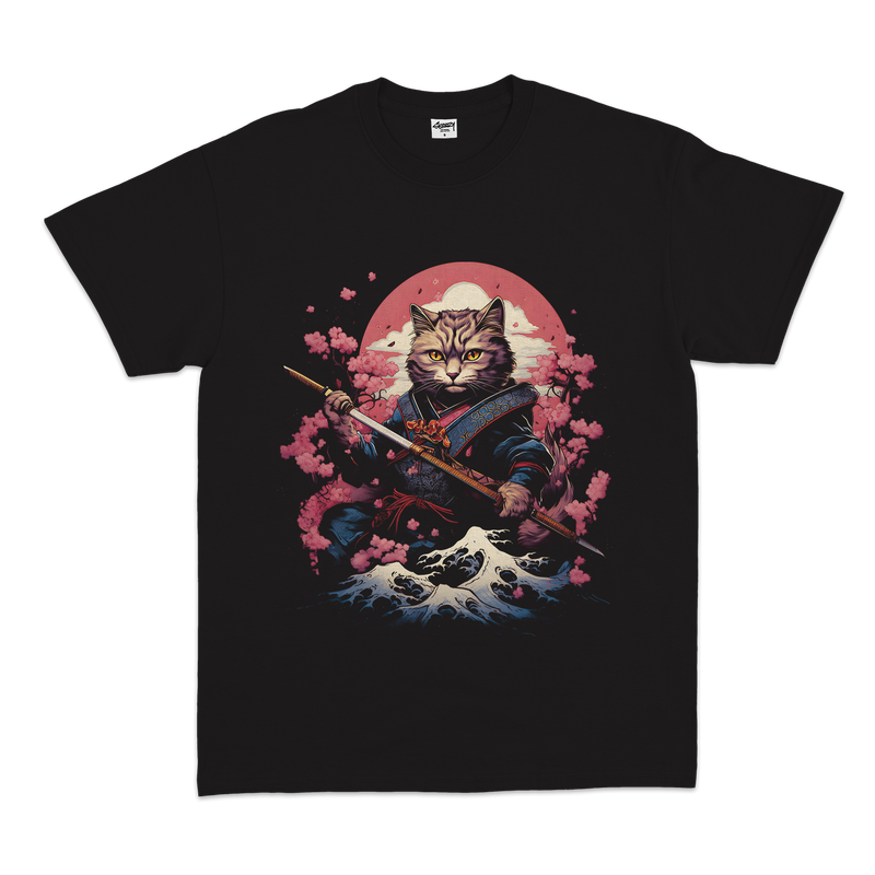 Cat Samurai Tee