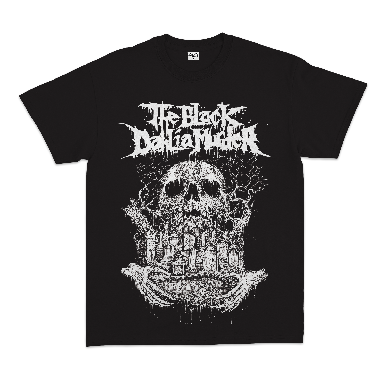 Black Dahlia Skull tee
